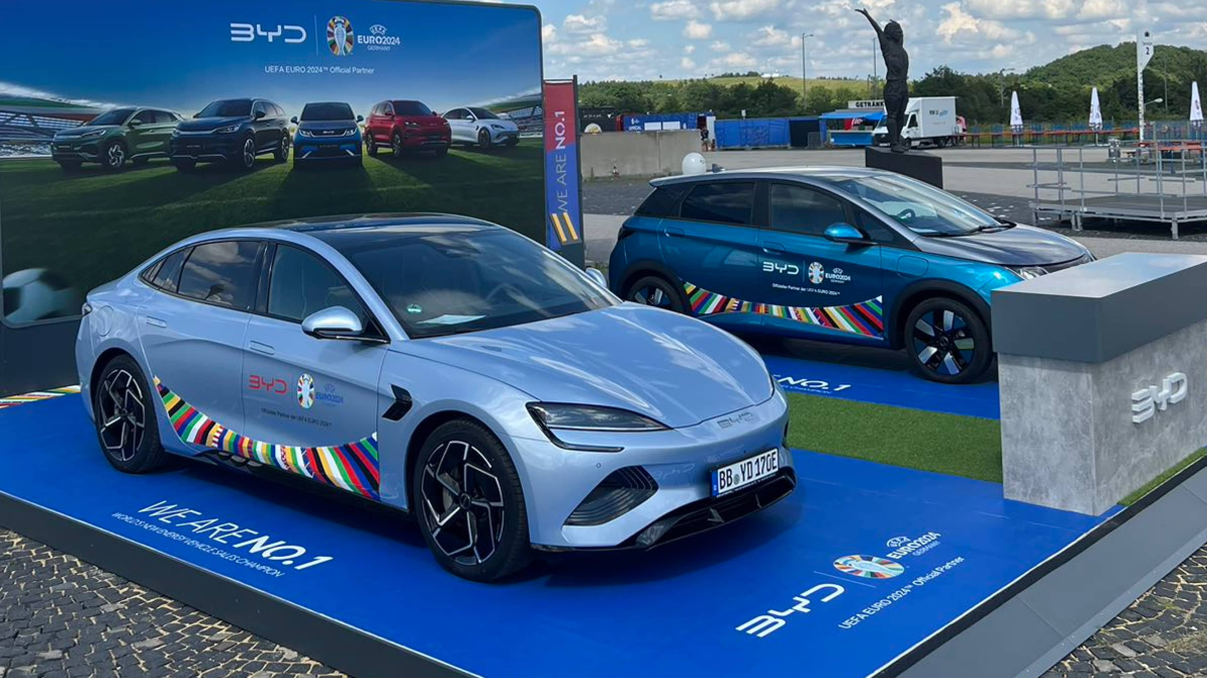 It's finally starting: EURO 2024 and BYD are ready for a big football celebration